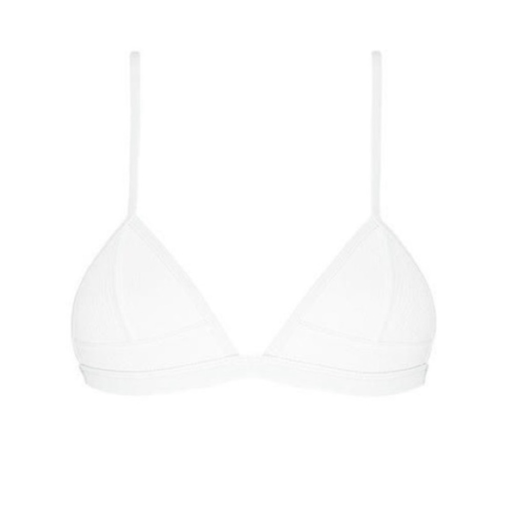 White triangl bikini top!